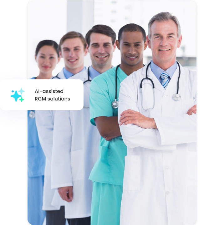 AI-powered revenue cycle management dashboard for medical groups