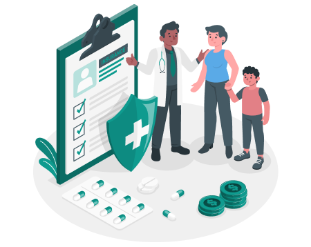 Healthcare admin reviewing eligibility data on AI-powered dashboard